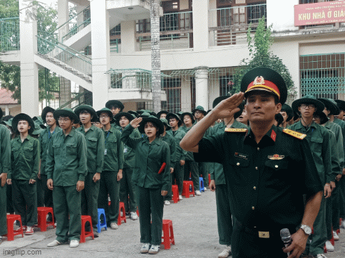 Phân hiệu trường Đại học Tài nguyên và Môi trường Hà Nội – Nơi trải nghiệm thanh xuân tuyệt vời trong kỳ học quân sự của Sinh viên Hunre